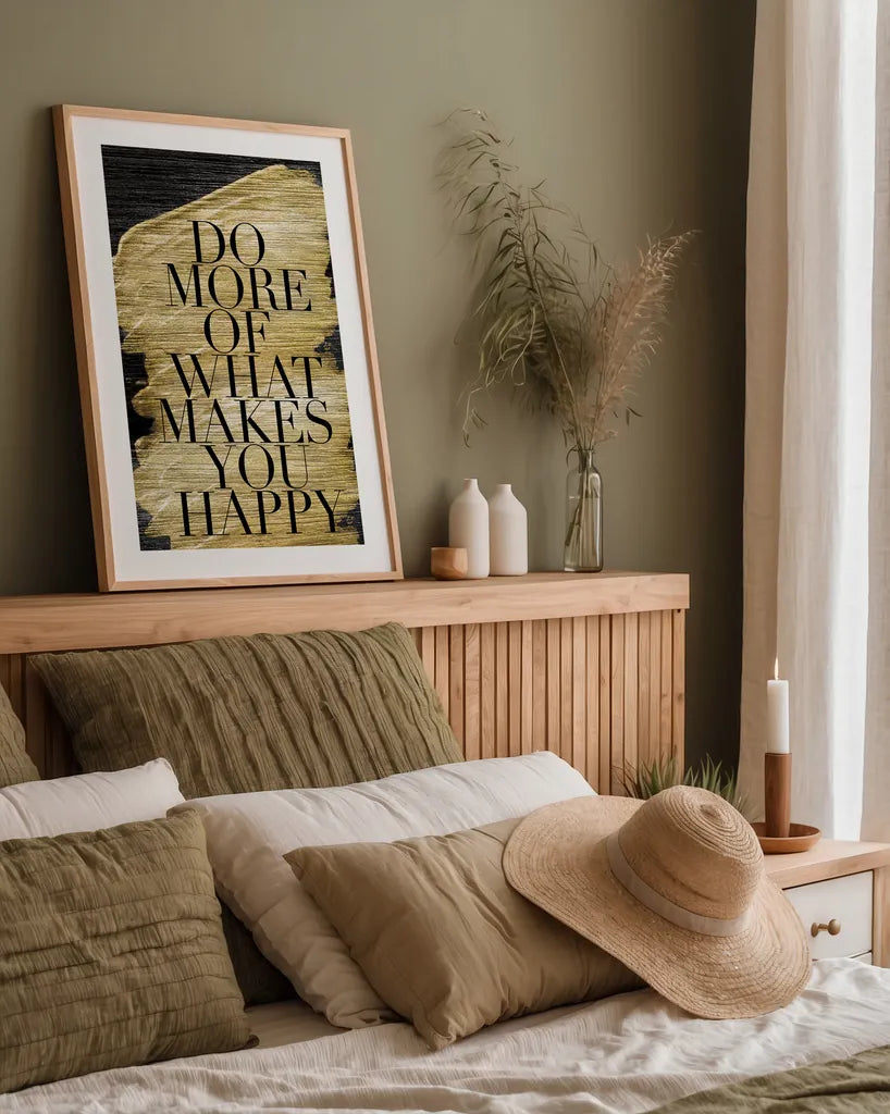 Gilded Life II by Mercedes Lopez Charro. shown as a paper print in a natural frame. Available as a archival giclee rolled canvas, fine art paper, or poster print. SKU 64835h.