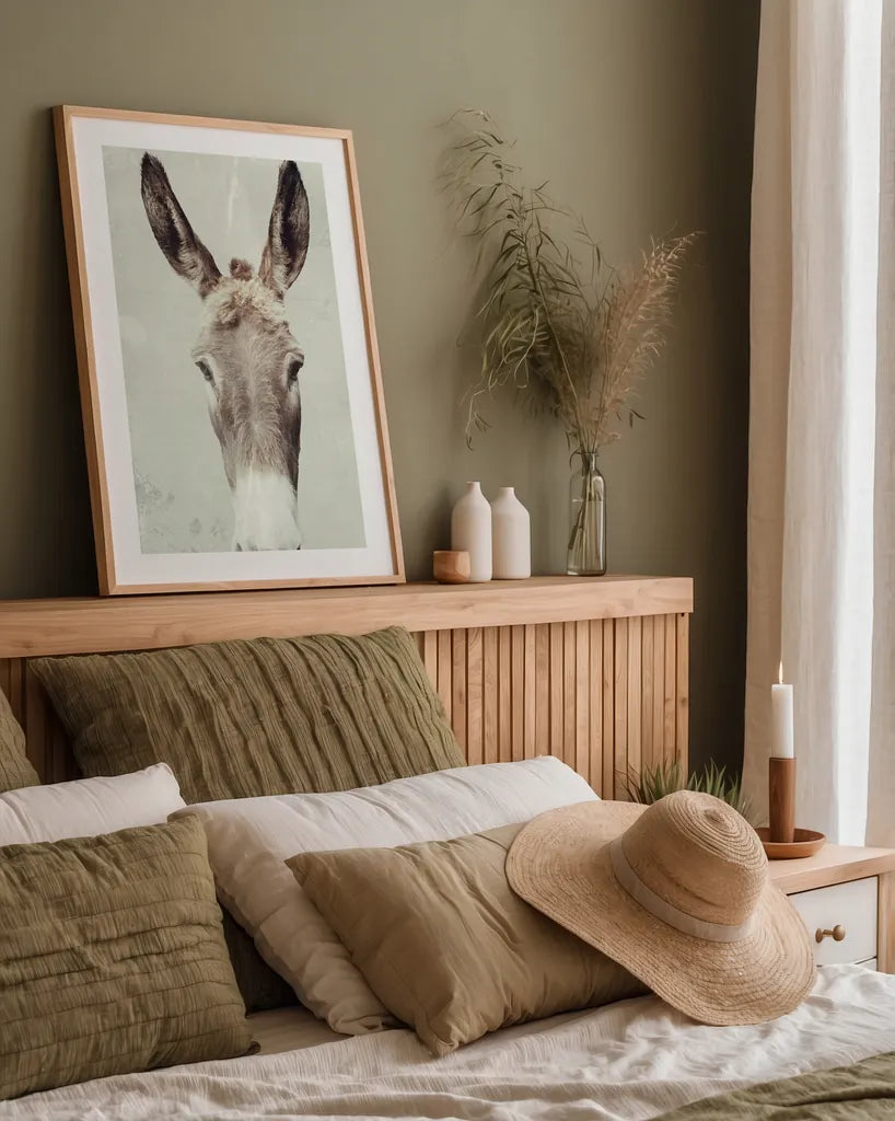 Jack by Nathan Larson. shown as a paper print in a natural frame. Available as a archival giclee rolled canvas, fine art paper, or poster print. SKU 99955h.