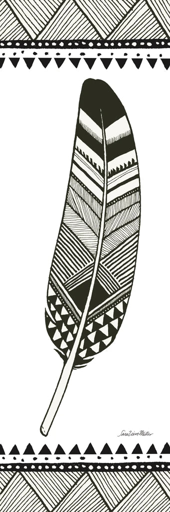 Geo Feathers II by Sara Zieve Miller