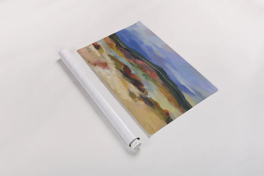 Desert Hills by Silvia Vassileva. shown as a rolled paper print. Available as archival giclee rolled canvas, fine art paper, or poster print. SKU 102545i.