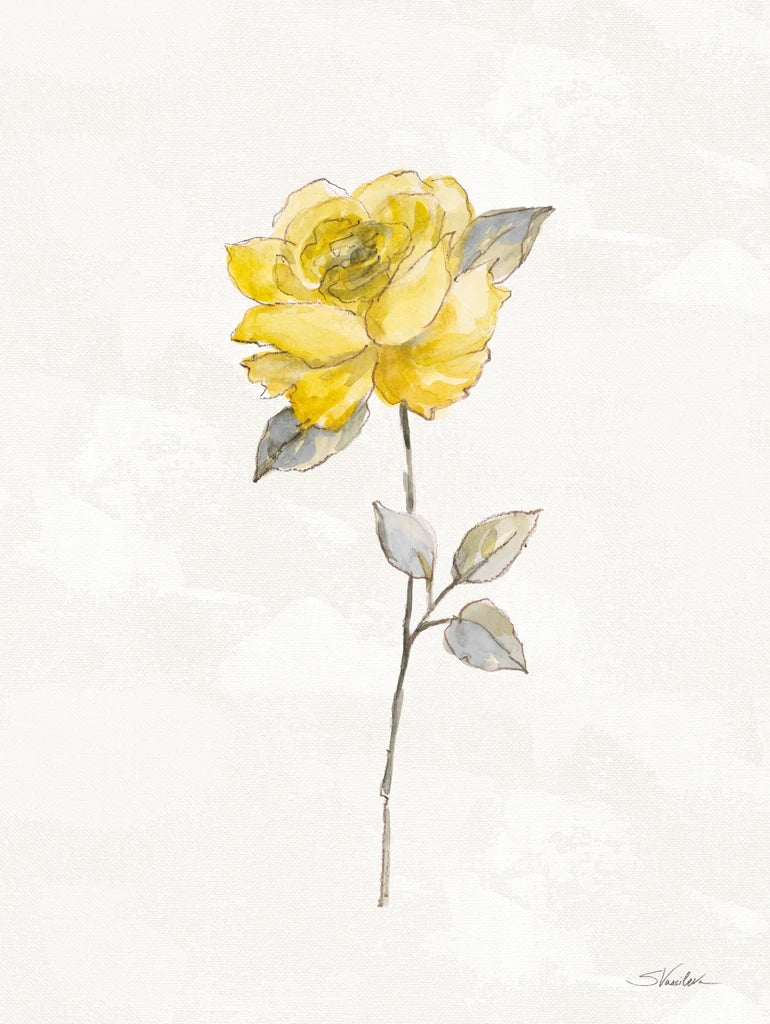 Sunny Roses Flower II by Silvia Vassileva