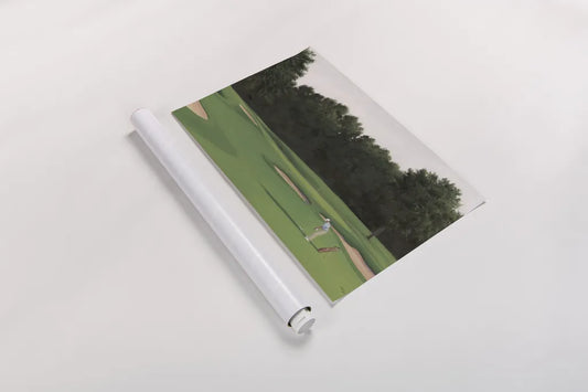 The Fairway II by Wellington Studio. shown as a rolled paper print. Available as archival giclee rolled canvas, fine art paper, or poster print. SKU 99417i.