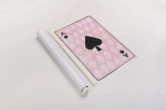 Ace of Spades by Yvette St. Amant. shown as a rolled paper print. Available as archival giclee rolled canvas, fine art paper, or poster print. SKU 93235h.