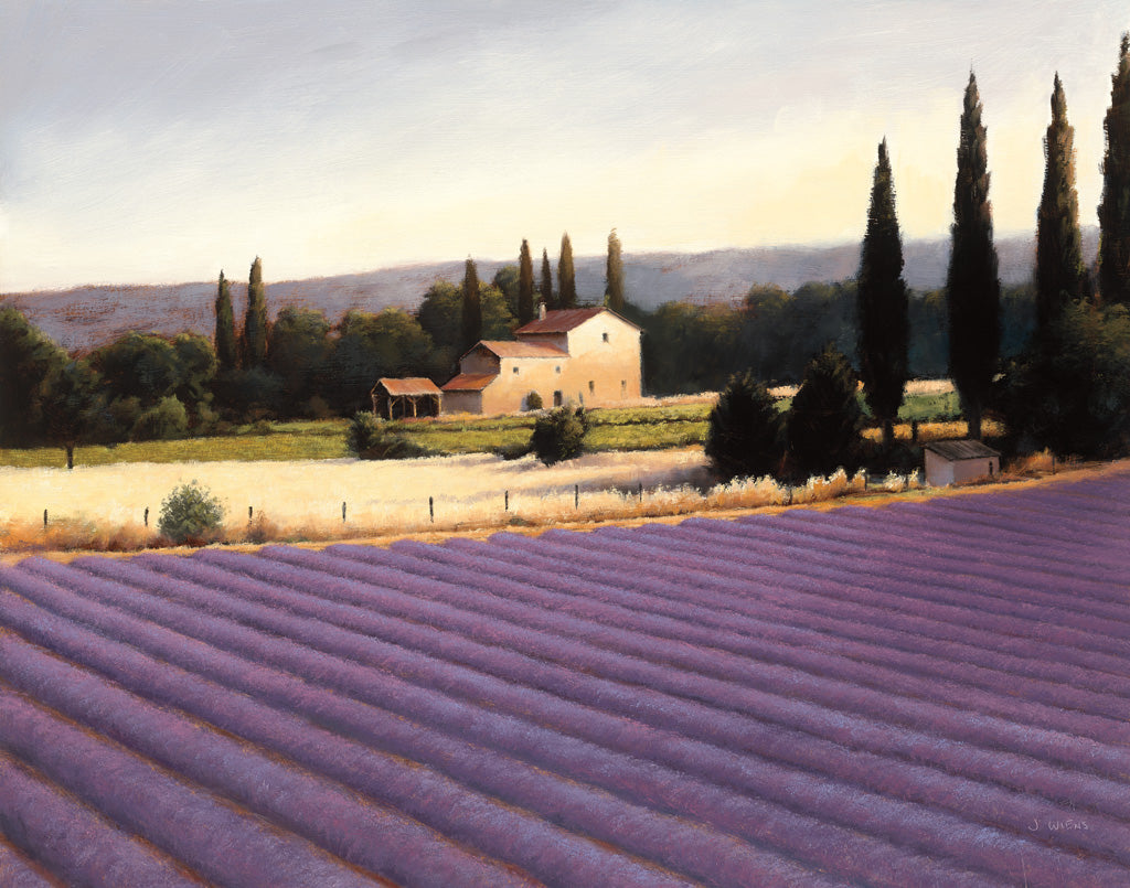 Reproduction of Lavender Fields II by James Wiens - Wall Decor Art