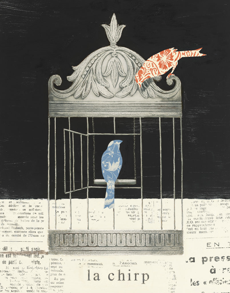 Reproduction of La Chirp by Emily Adams - Wall Decor Art