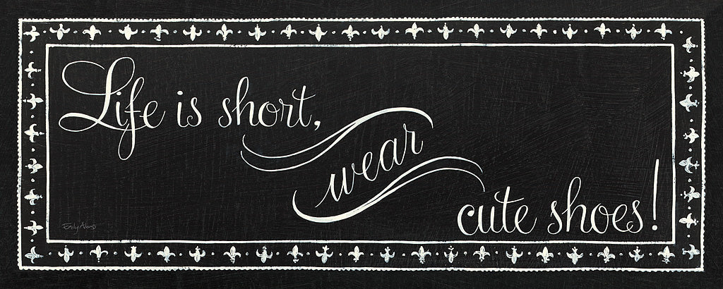 Reproduction of Cute Shoes by Emily Adams - Wall Decor Art