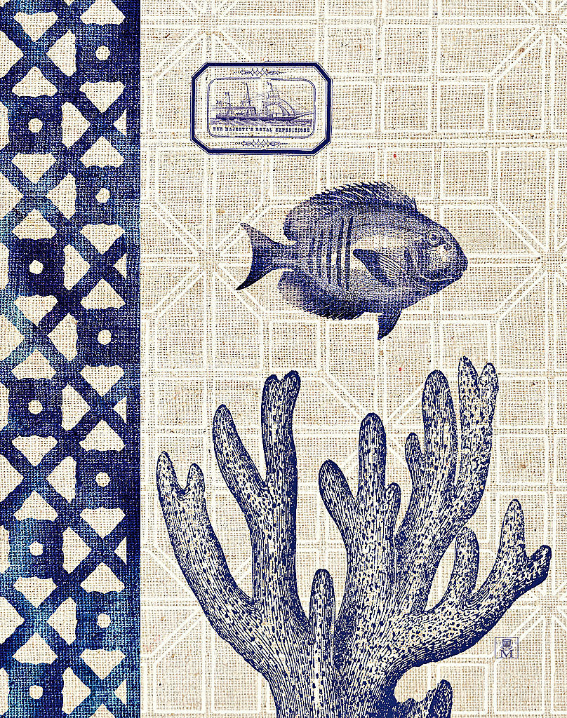 Reproduction of Sea Shore I by Studio Mousseau - Wall Decor Art