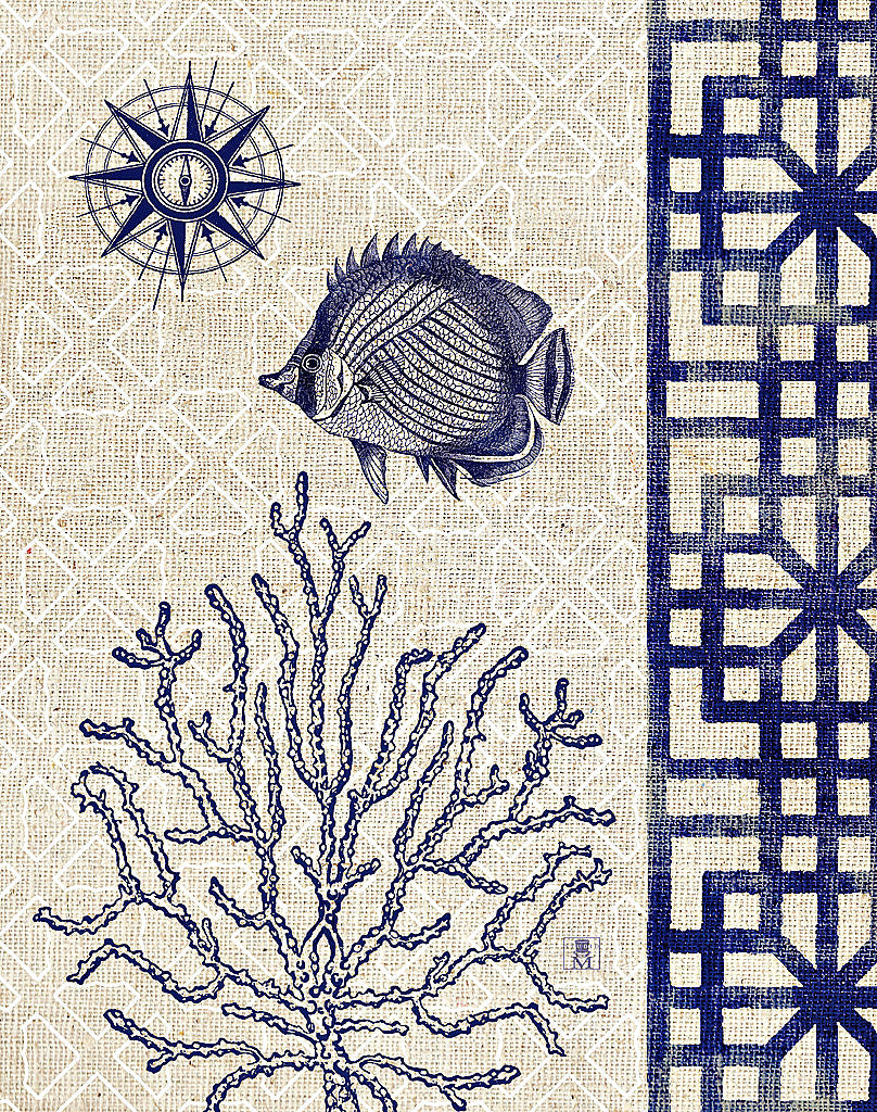 Reproduction of Sea Shore II by Studio Mousseau - Wall Decor Art