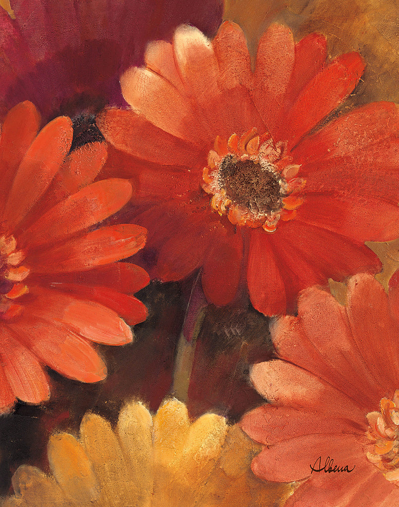 Reproduction of Garden of Gerberas III by Albena Hristova - Wall Decor Art