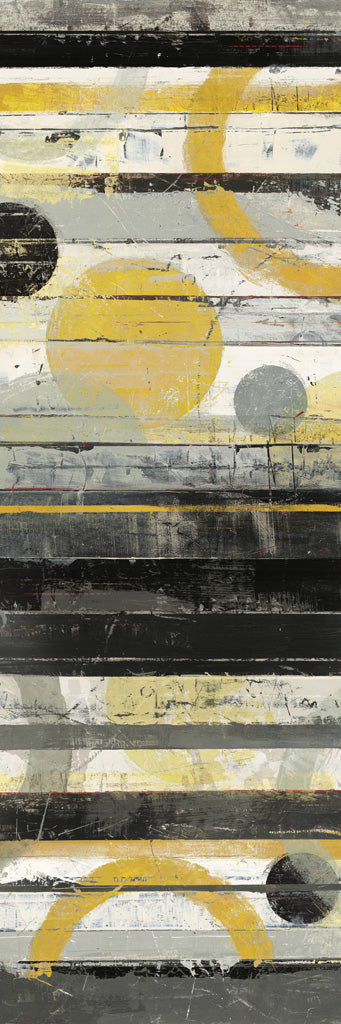 Reproduction of Yellow Zephyr Panel by Mike Schick - Wall Decor Art