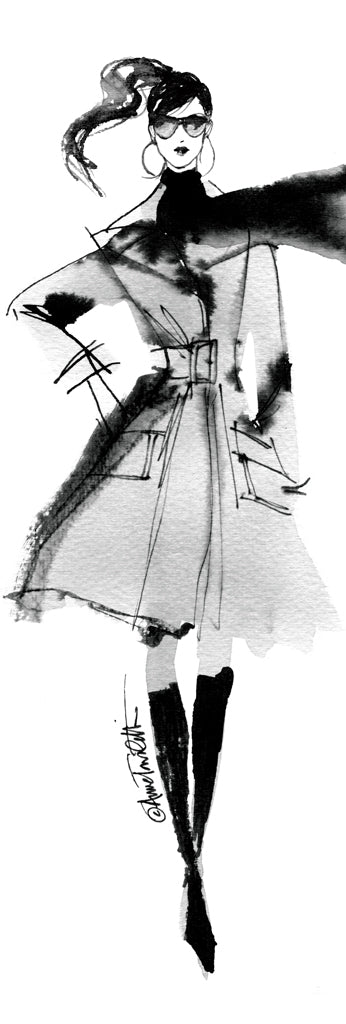 Reproduction of Modern Fashion I Crop by Anne Tavoletti - Wall Decor Art