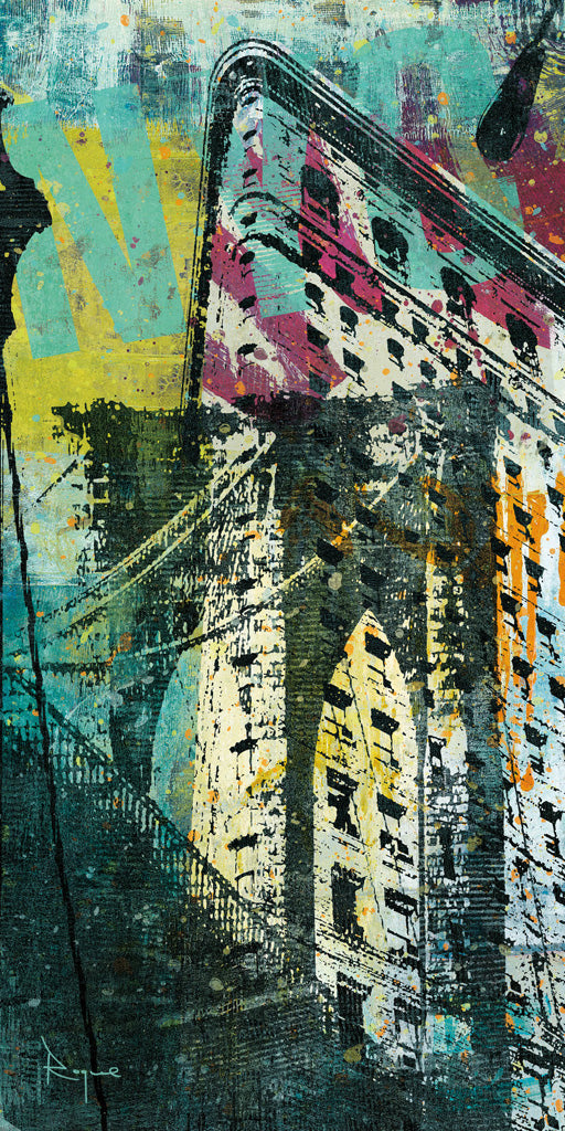 Reproduction of NY Graffiti Panel I by Roque Silva - Wall Decor Art