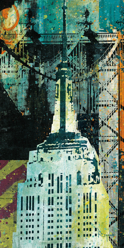 Reproduction of NY Grafitti Panel II by Roque Silva - Wall Decor Art