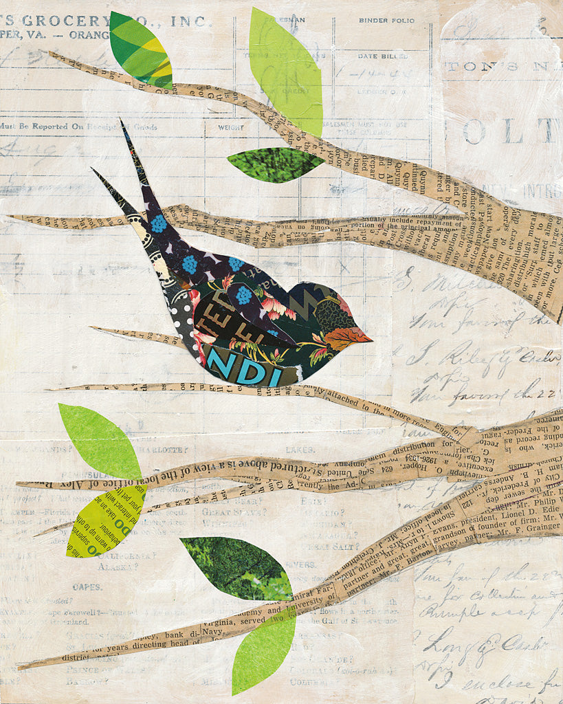 Reproduction of Birds in Spring III by Courtney Prahl - Wall Decor Art