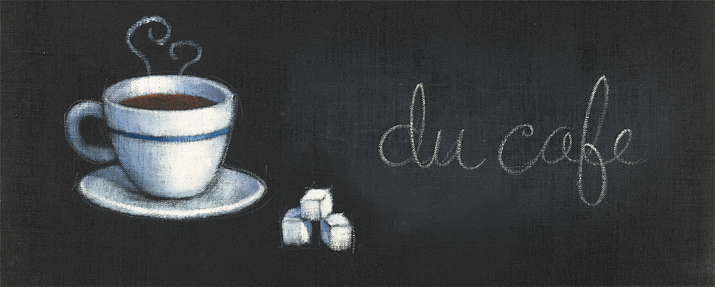 Reproduction of Chalkboard Menu I Cafe by Emily Adams - Wall Decor Art