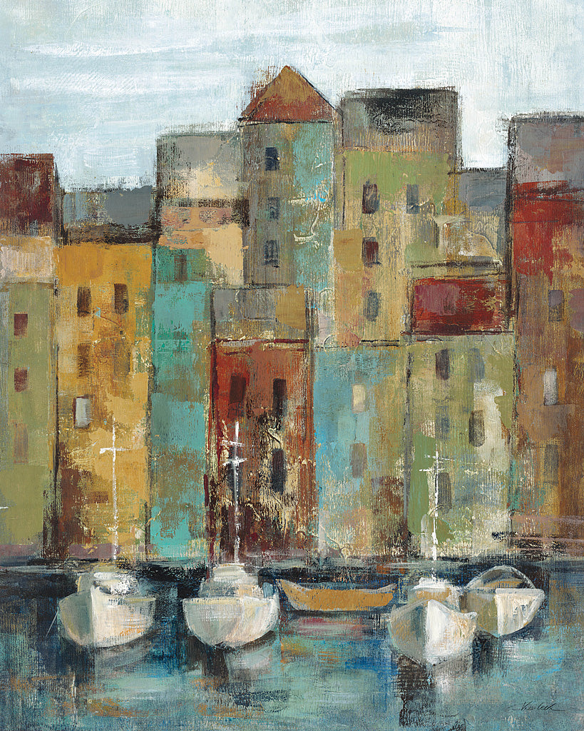 Reproduction of Old Town Port I by Silvia Vassileva - Wall Decor Art