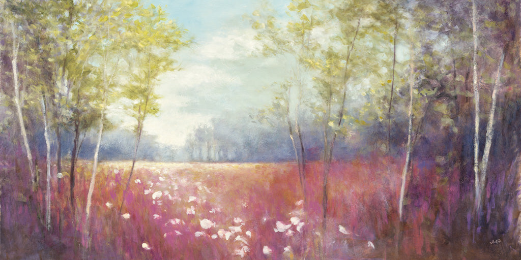 Reproduction of Purple Field Crop by Julia Purinton - Wall Decor Art