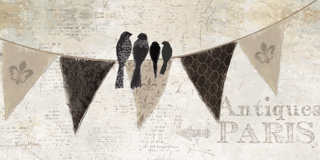 Reproduction of French Flea Market IV by Emily Adams - Wall Decor Art