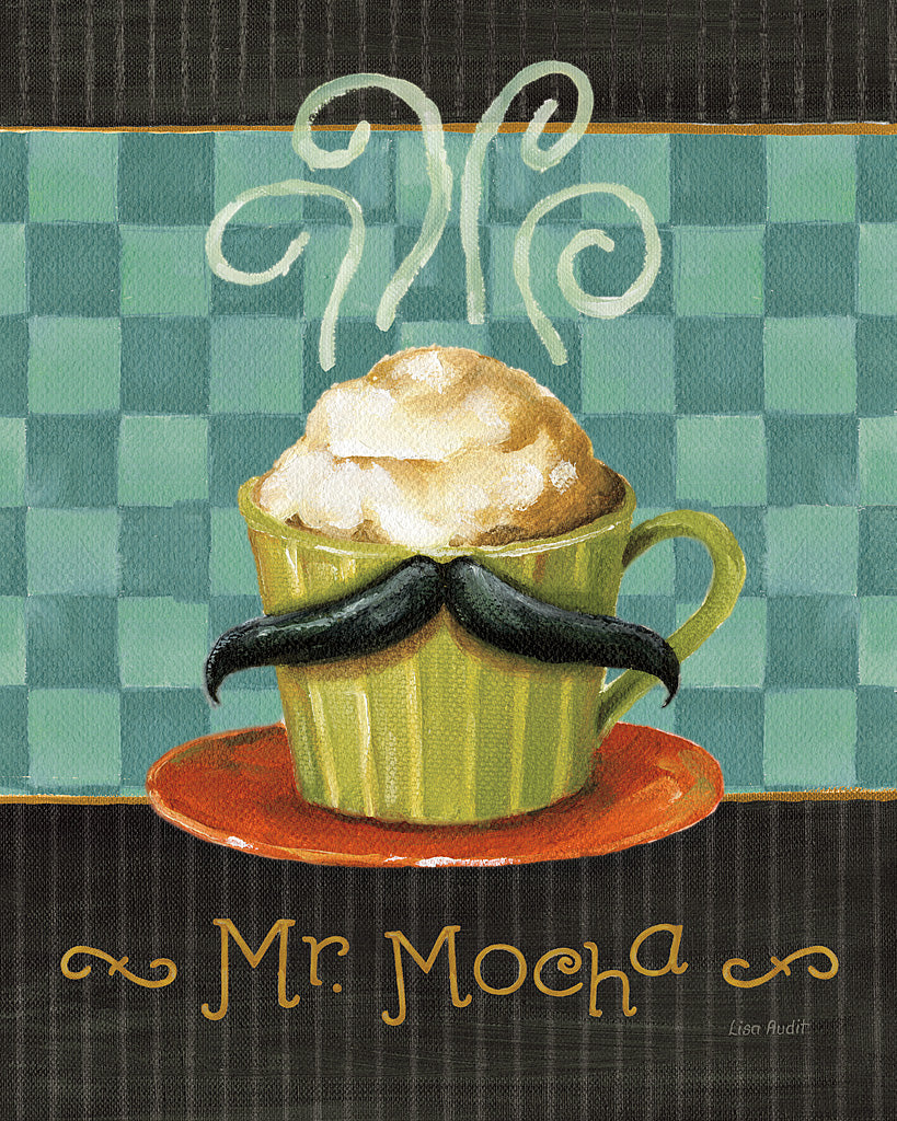 Reproduction of Cafe Moustache V by Lisa Audit - Wall Decor Art