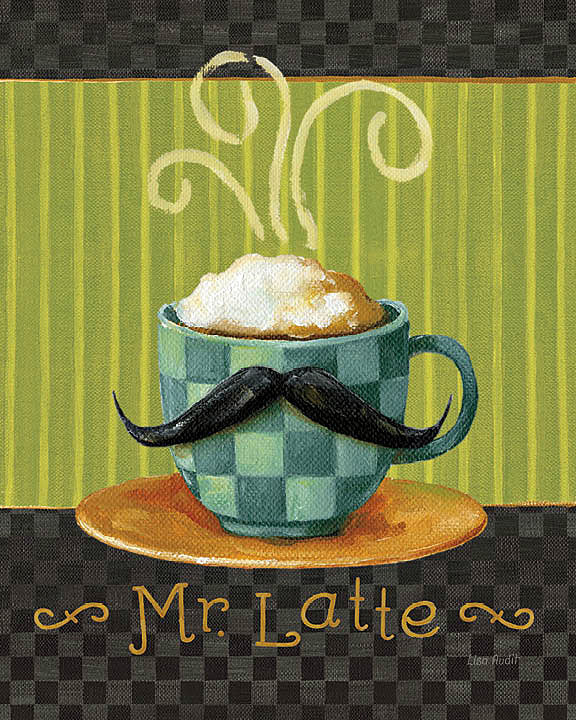 Reproduction of Cafe Moustache VI by Lisa Audit - Wall Decor Art
