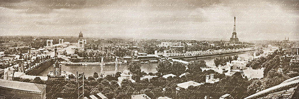 Reproduction of Paris Panorama by Wild Apple Portfolio - Wall Decor Art