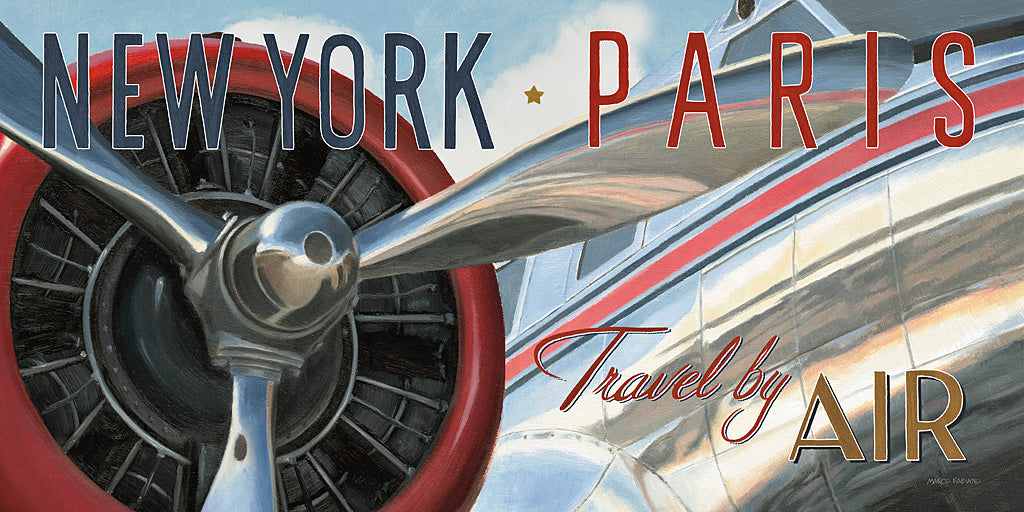 Reproduction of Travel by Air I by Marco Fabiano - Wall Decor Art