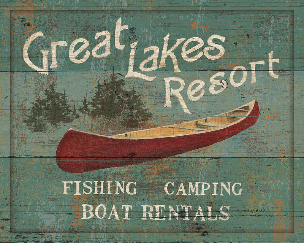 Reproduction of Lodge Signs III by James Wiens - Wall Decor Art