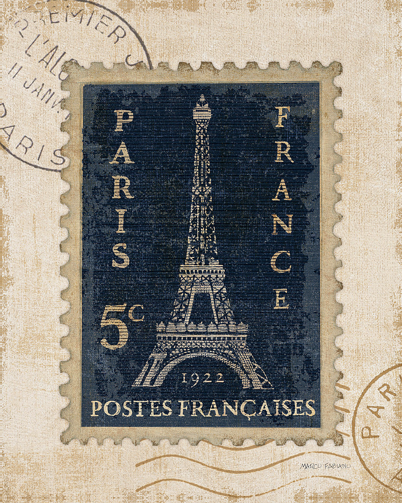 Reproduction of Iconic Stamps I by Marco Fabiano - Wall Decor Art