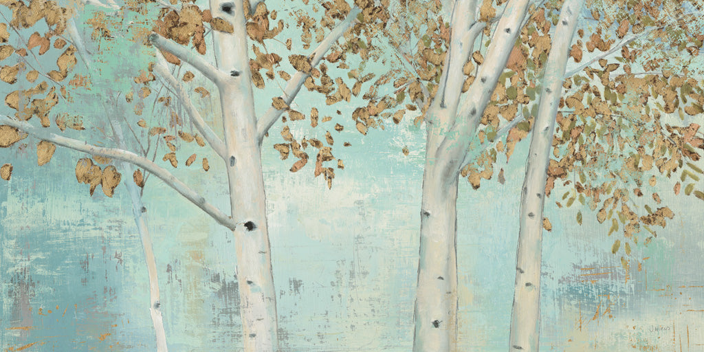 Reproduction of Golden Forest Crop by James Wiens - Wall Decor Art