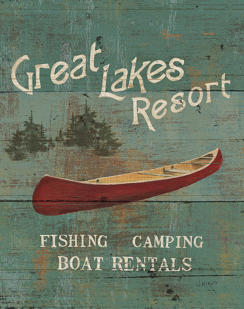 Reproduction of Lodge Signs III by James Wiens - Wall Decor Art