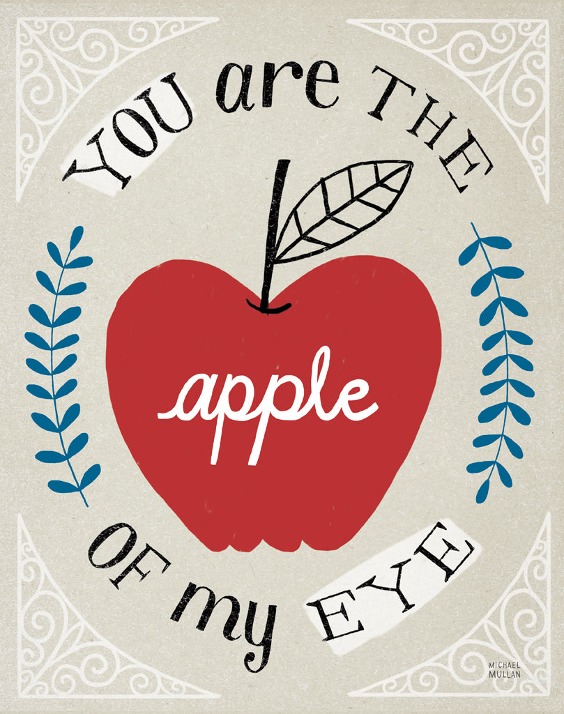 Reproduction of Apple of My Eye by Michael Mullan - Wall Decor Art