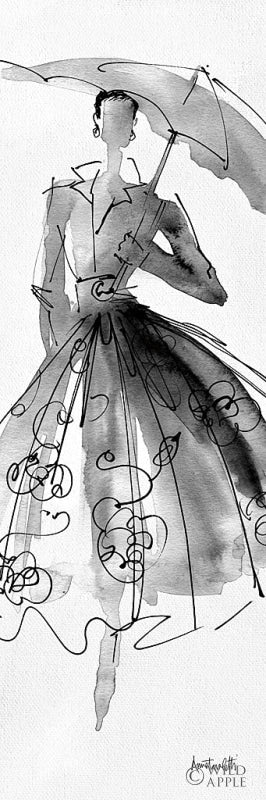 Reproduction of Fashion Sketchbook VI by Anne Tavoletti - Wall Decor Art