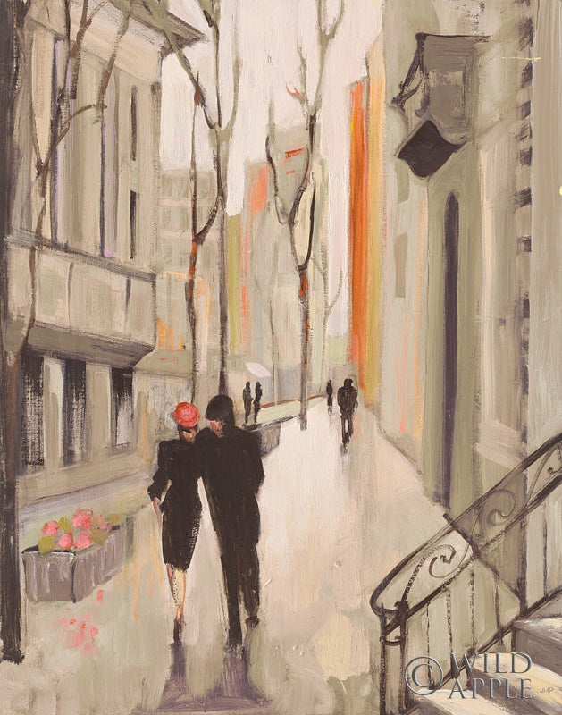 Reproduction of Village Promenade Neutral by Julia Purinton - Wall Decor Art