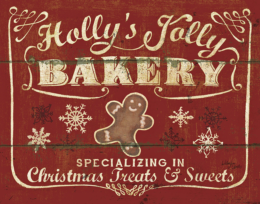 Reproduction of Holiday Signs I by Wellington Studio - Wall Decor Art