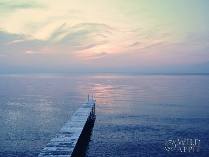 Reproduction of The Long Dock by Elizabeth Urquhart - Wall Decor Art