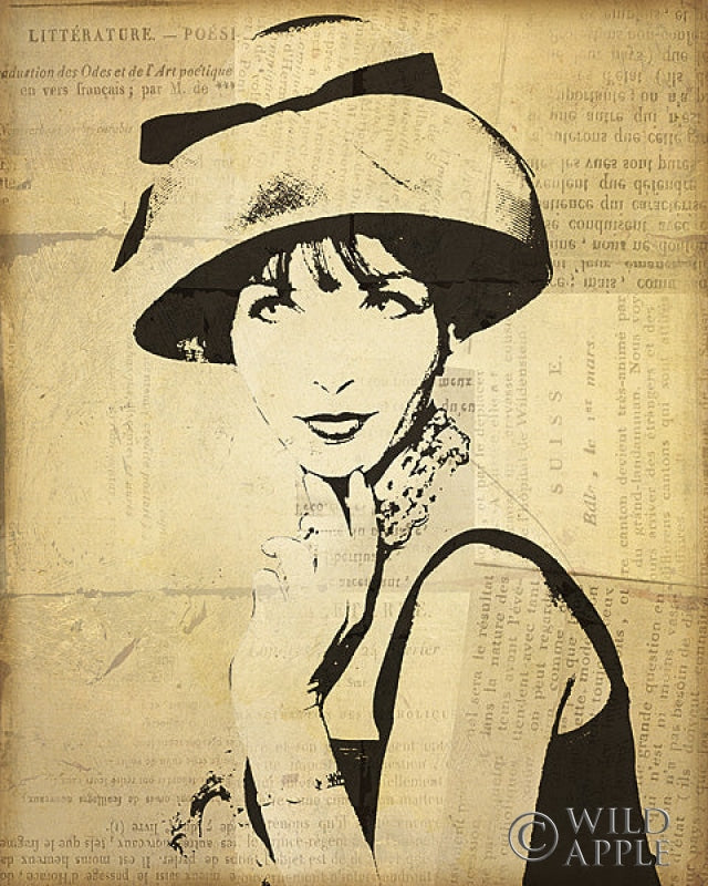 Reproduction of Fashion News I by Wild Apple Portfolio - Wall Decor Art
