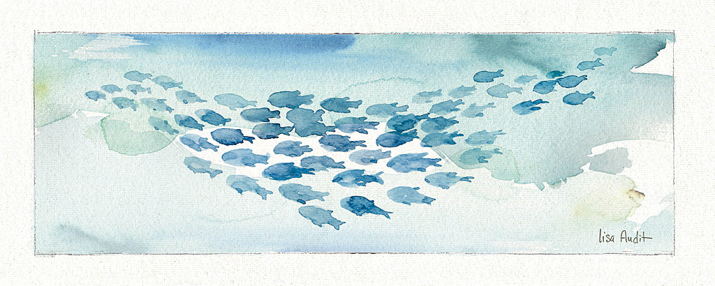 Reproduction of Sea Life I by Lisa Audit - Wall Decor Art