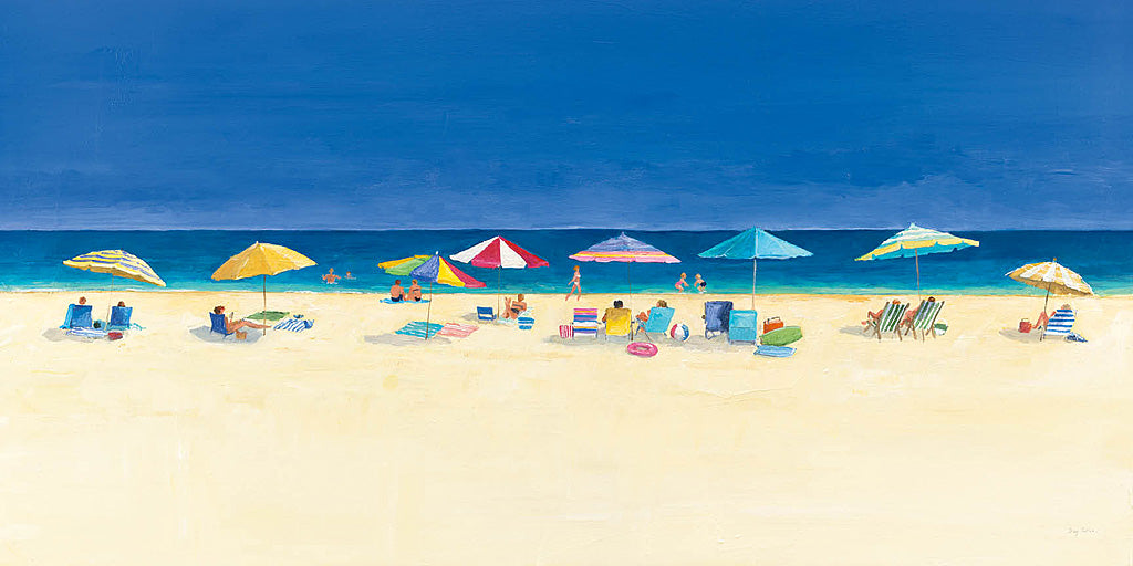 Reproduction of Day at the Beach by Avery Tillmon - Wall Decor Art