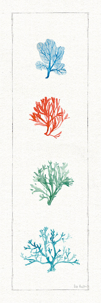 Reproduction of Water Coral VII by Lisa Audit - Wall Decor Art