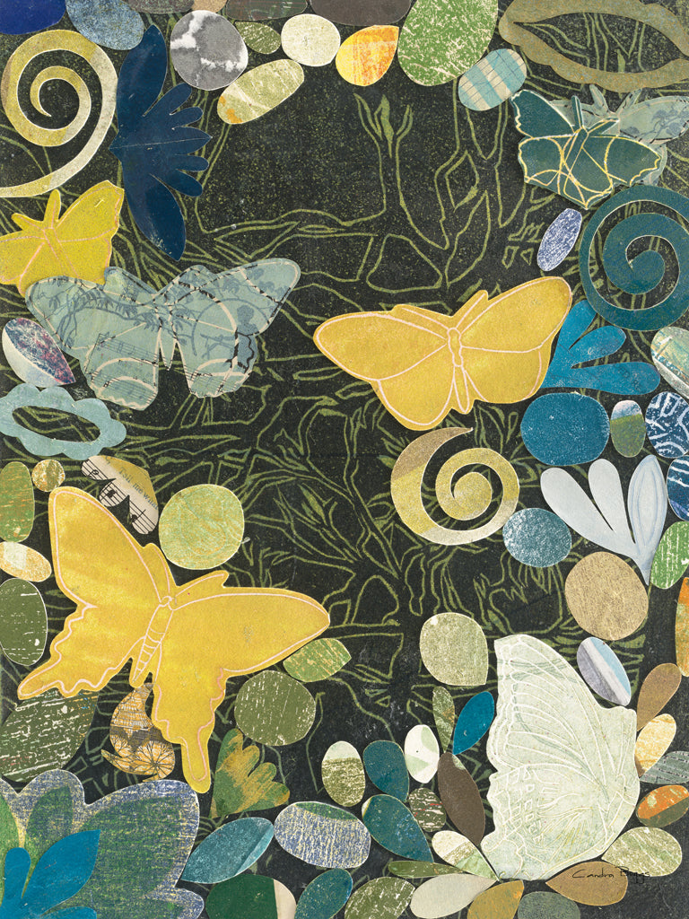 Reproduction of Butterfly Garden II by Candra Boggs - Wall Decor Art