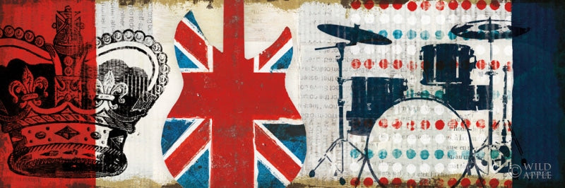 Reproduction of British Invasion II by Michael Mullan - Wall Decor Art