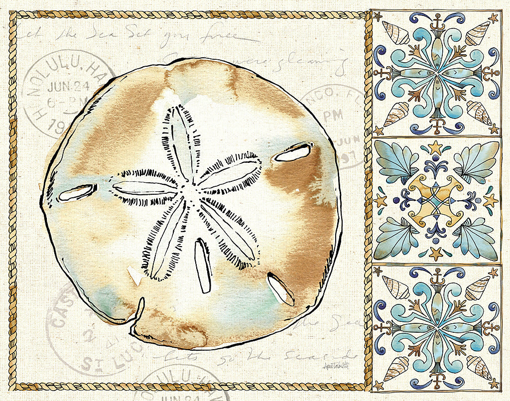 Reproduction of Coastal Breeze II by Anne Tavoletti - Wall Decor Art