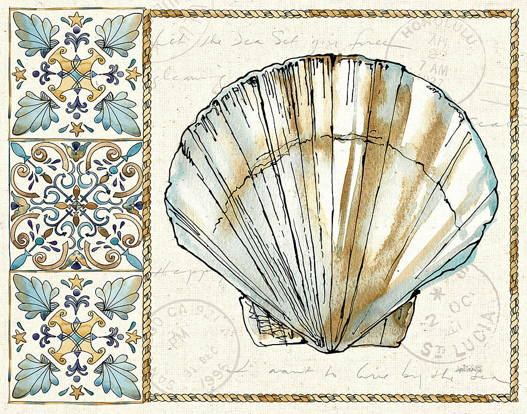 Reproduction of Coastal Breeze III by Anne Tavoletti - Wall Decor Art