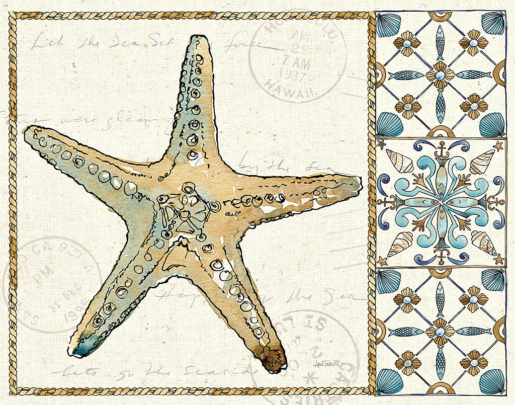 Reproduction of Coastal Breeze IV by Anne Tavoletti - Wall Decor Art