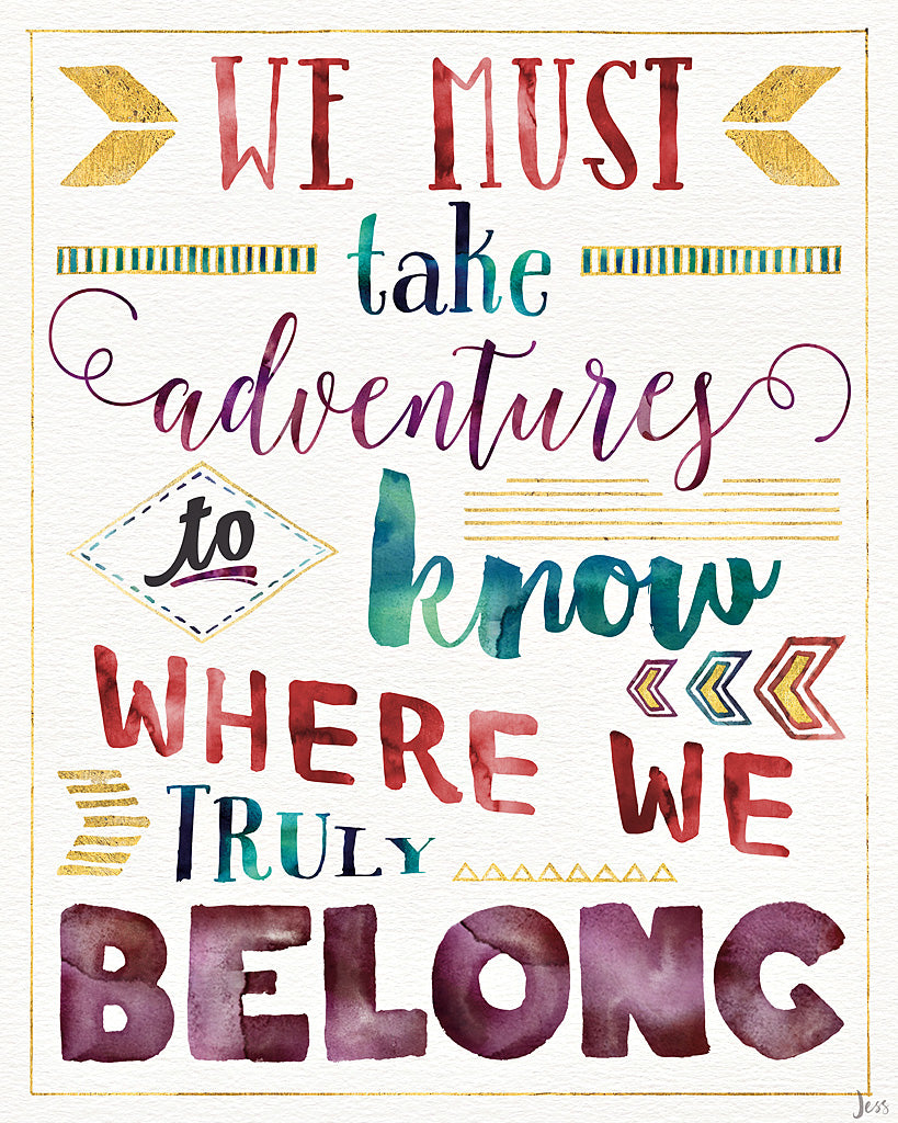 Reproduction of Lost in Words II by Jess Aiken - Wall Decor Art