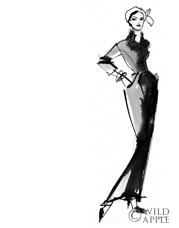 Reproduction of Fifties Fashion III by Anne Tavoletti - Wall Decor Art