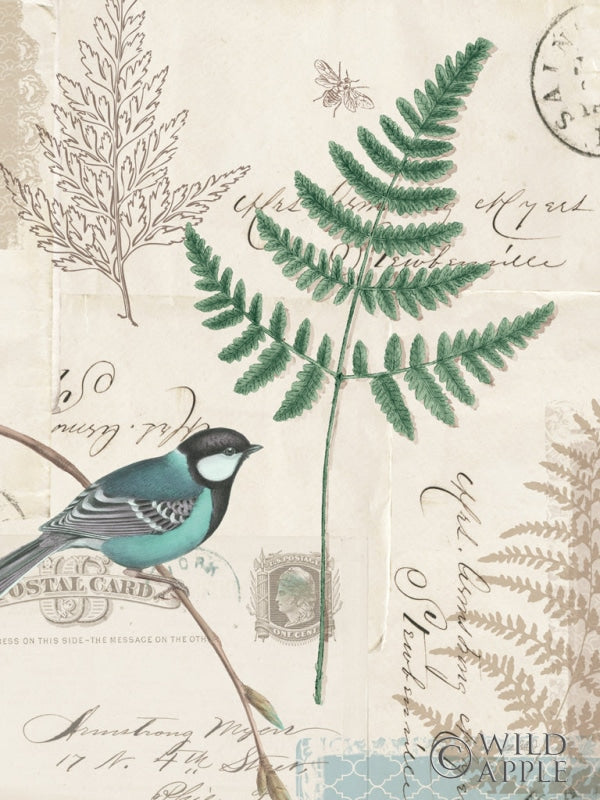 Reproduction of En Bleu I Crop by Katie Pertiet - Wall Decor Art