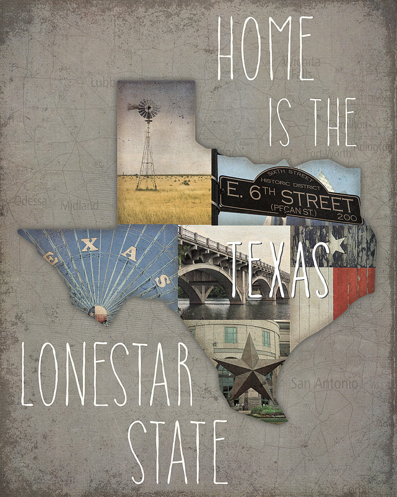 Reproduction of InstaStates III Dark by Jess Aiken - Wall Decor Art