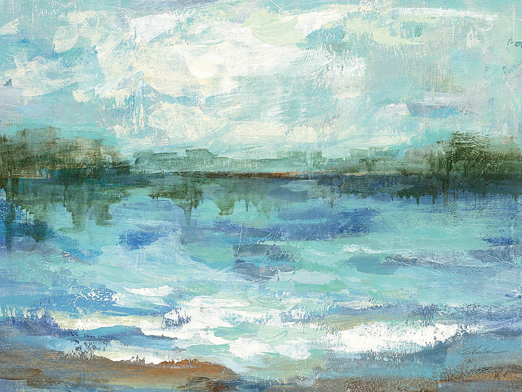 Reproduction of Mirrored Sky Crop by Silvia Vassileva - Wall Decor Art