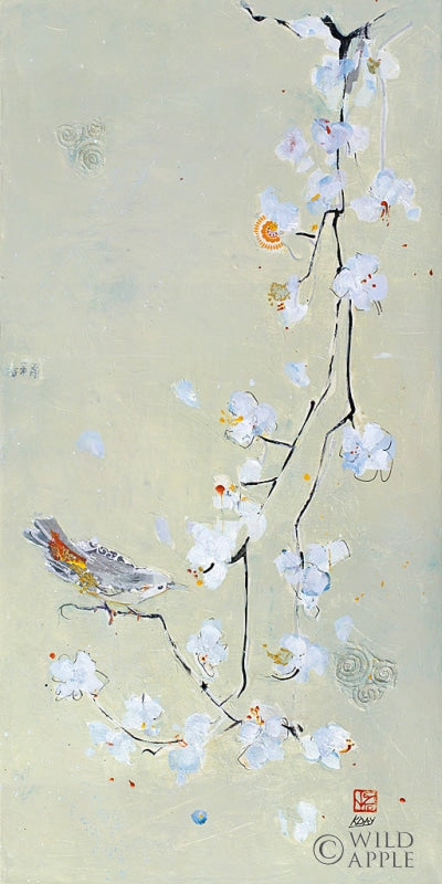 Reproduction of The Bird Family II by Kellie Day - Wall Decor Art